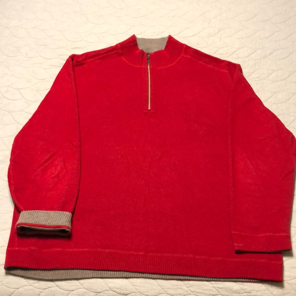 Quarter zip sweater